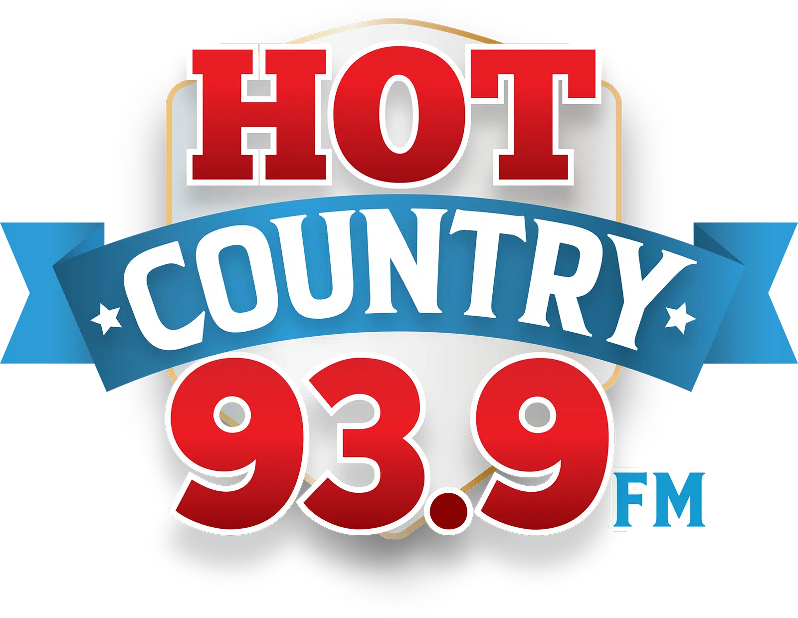 Hot Country 93.9 radio station logo
